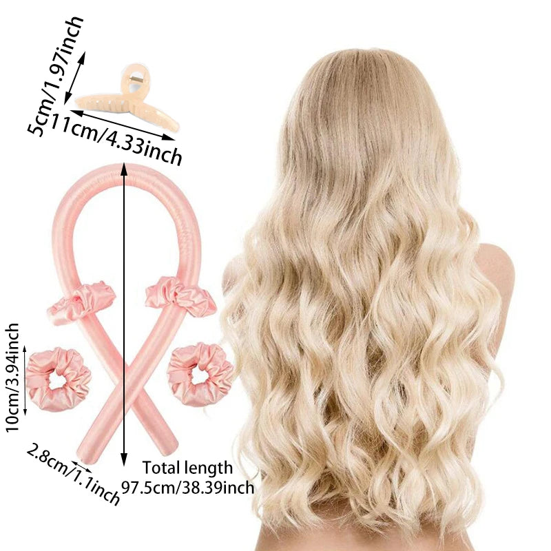 Rizos Perfectos sin Calor — Kit para Ondas mientras Duermes